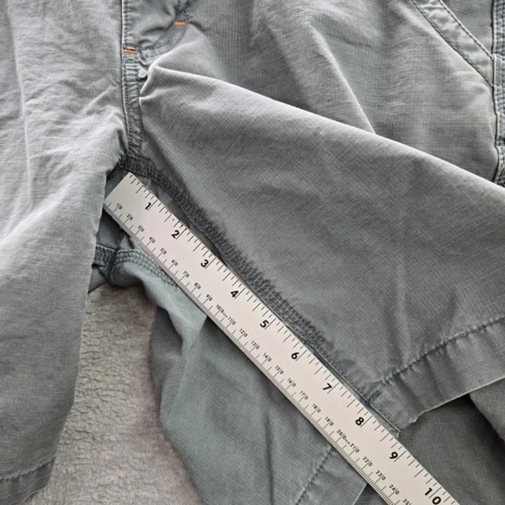 L.L. Bean Men Shorts 34 Green Cotton Mid Rise‎ Pockets Cotton 9